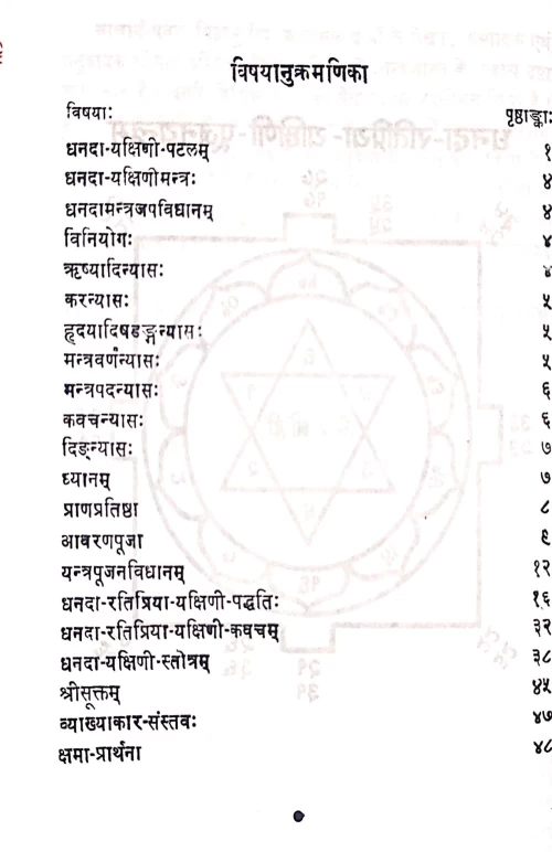 Dhanada Yaksini Tantra